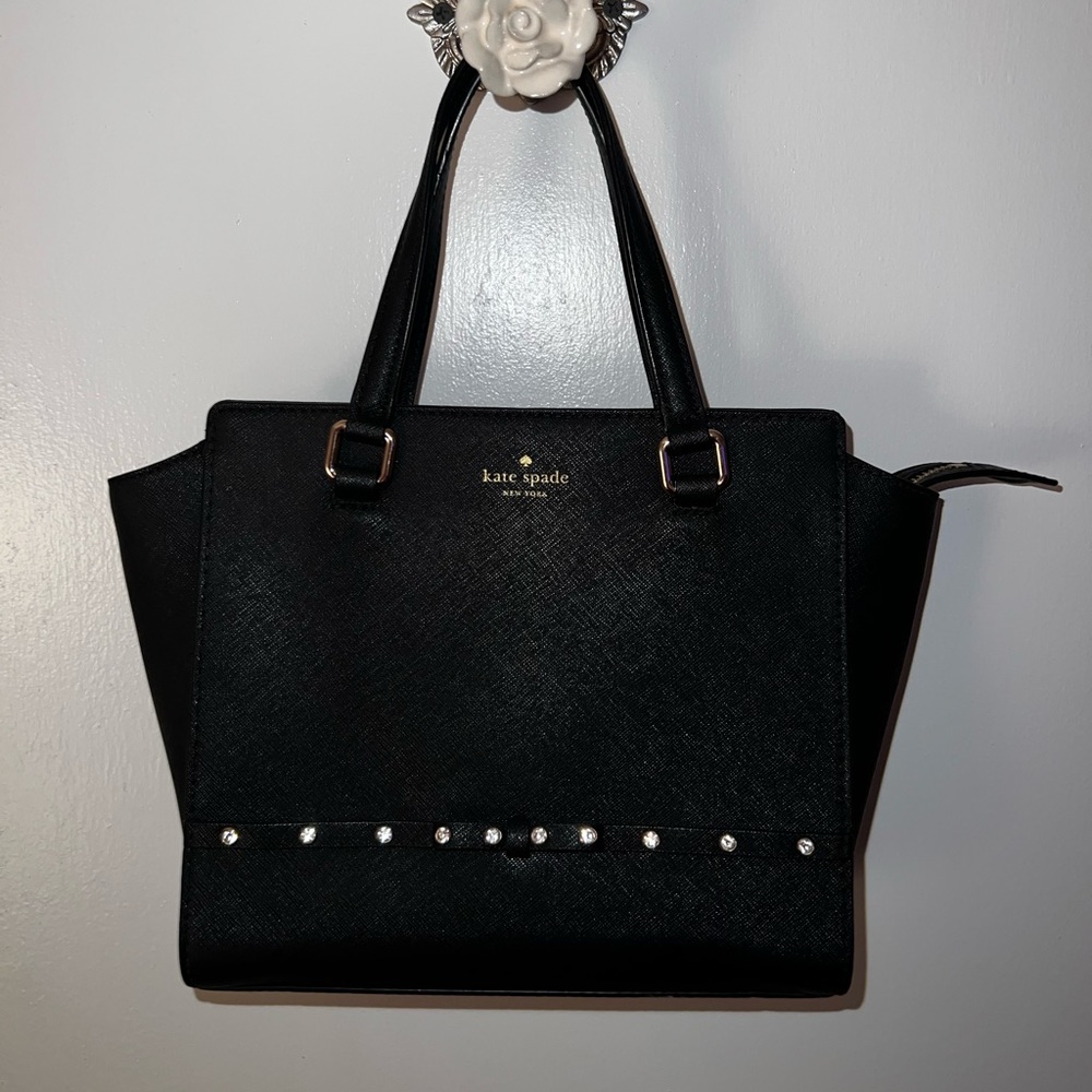 Black Kate Spade Purse + Wallet